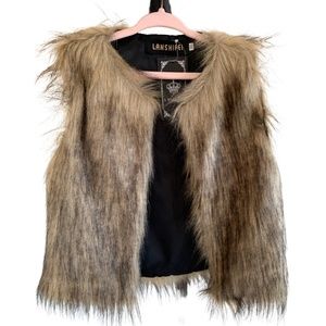 Faux Fur Kids Vest (4 Y)